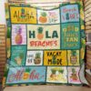 Pineapple Beach M290722 Pineapple Beach Quilt Blanket  Quilt